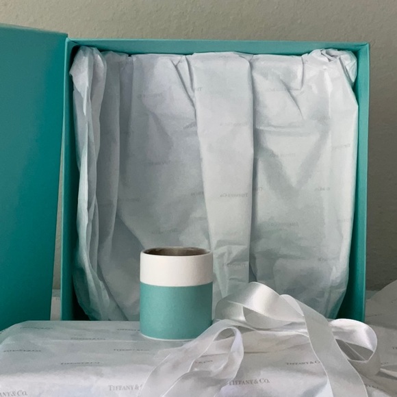 🕯 TIFFANY & CO. BLUE BOX & CANDLE VOTIVE HOLDER & RIBBON 🕯 - Picture 13 of 16